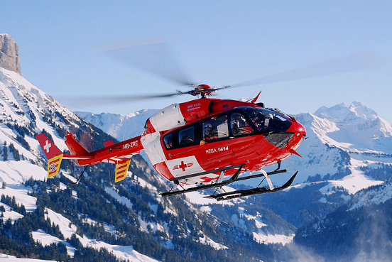 
Eurocopter EC 145 of the Rega air rescue service.