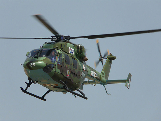 
HAL Dhruv, a multi-role utility helicopter.