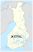EFAL is located in Finland