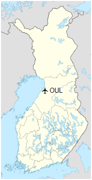 OUL is located in Finland