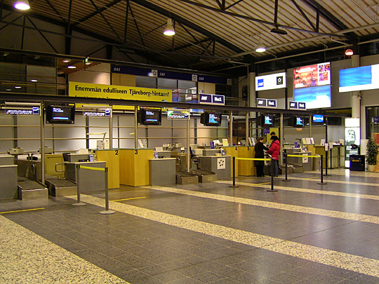 The check-in area of Terminal 1