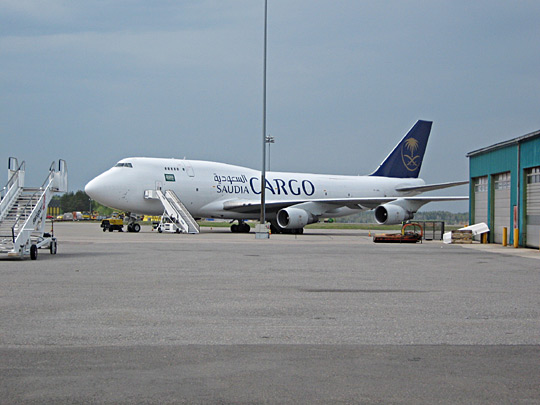 Saudi Arabian Airlines Cargo at Turku Airport’s Cargo APN